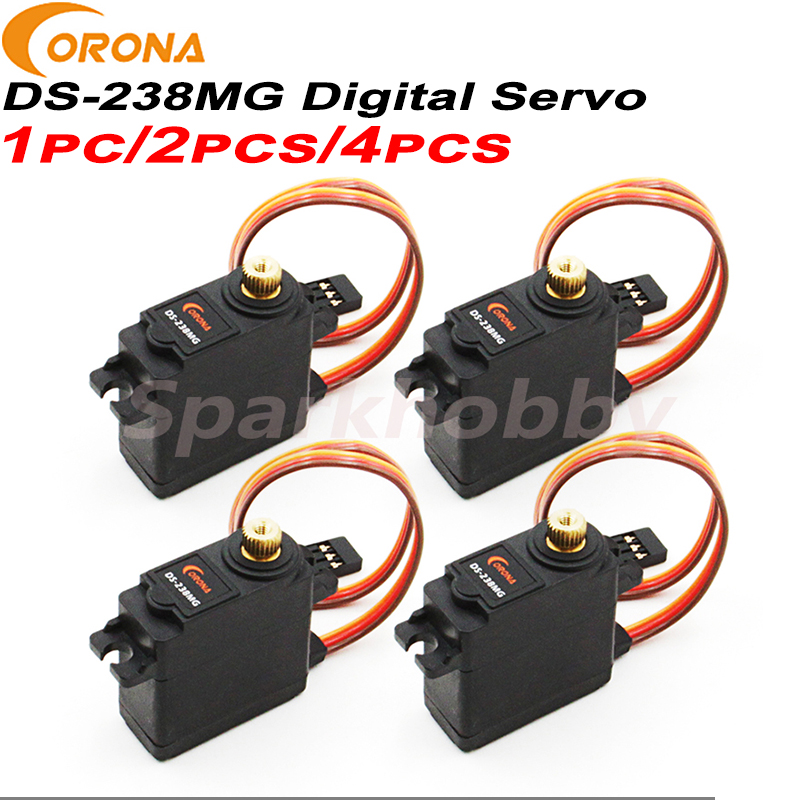 1pc/2個/4個コロナDS-238MG金属ギアデジタルサー - Fpv Drone Tool Kit のレビューと価格